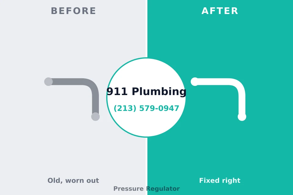 Before and after: plumbing repair Inman, SC